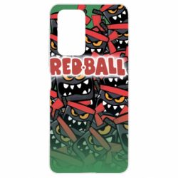 Чохол для Xiaomi Redmi Note 10 Pro Red ball fill - PrintSalon