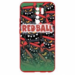 Чохол для Xiaomi Redmi 9 Red ball fill - PrintSalon