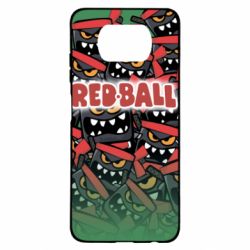 Чохол для Xiaomi Poco X3 Red ball fill - PrintSalon