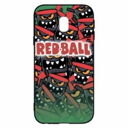 Чохол для Samsung J3 2017 Red ball fill - PrintSalon