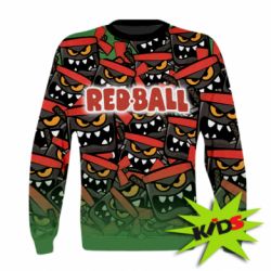 Дитячий 3D світшот Red ball fill - PrintSalon