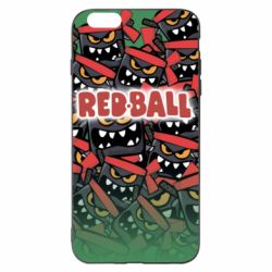 Чохол для iPhone 6 Plus/6S Plus Red ball fill - PrintSalon
