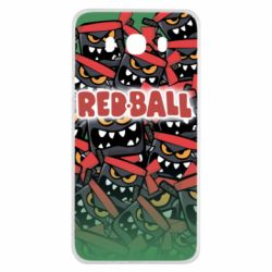 Чохол для Samsung J7 2016 Red ball fill - PrintSalon