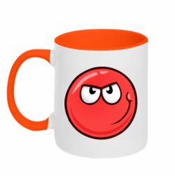 Чашка двухцветная 320ml Red Ball game - PrintSalon