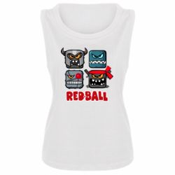 Женская майка Red ball heroes - PrintSalon