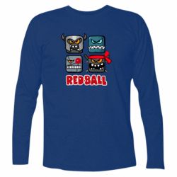 Футболка с длинным рукавом Red ball heroes - PrintSalon