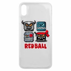 Чехол для iPhone Xs Max Red ball heroes - PrintSalon
