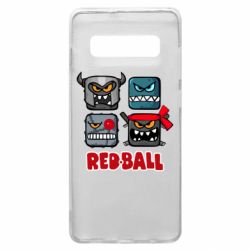 Чехол для Samsung S10+ Red ball heroes - PrintSalon