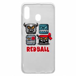 Чехол для Samsung A20 Red ball heroes - PrintSalon