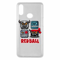 Чехол для Samsung A10s Red ball heroes - PrintSalon