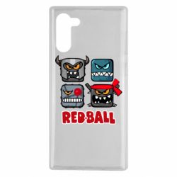 Чехол для Samsung Note 10 Red ball heroes - PrintSalon