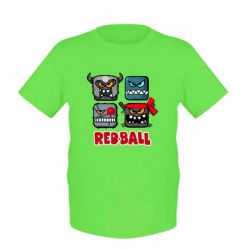 Детская футболка Red ball heroes - PrintSalon