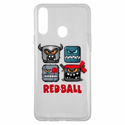Чехол для Samsung A20s Red ball heroes - PrintSalon