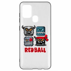 Чехол для Samsung A21s Red ball heroes - PrintSalon