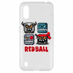 Чехол для Samsung A01/M01 Red ball heroes - PrintSalon