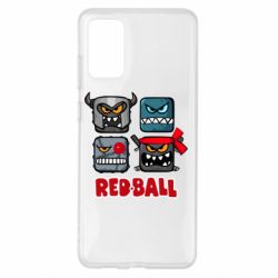 Чехол для Samsung S20+ Red ball heroes - PrintSalon