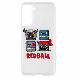 Чехол для Samsung S21 Red ball heroes - PrintSalon