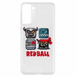Чехол для Samsung S21+ Red ball heroes - PrintSalon