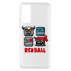 Чехол для Huawei P Smart 2021 Red ball heroes - PrintSalon