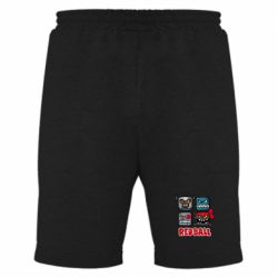 Мужские шорты Red ball heroes - PrintSalon