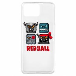 Чехол для Oppo A73 Red ball heroes - PrintSalon