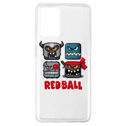 Чехол для Oppo A74 4G Red ball heroes - PrintSalon
