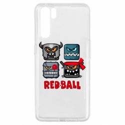 Чехол для Oppo A91/Reno3 Red ball heroes - PrintSalon