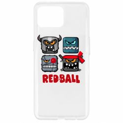 Чехол для Oppo Reno 4 Lite Red ball heroes - PrintSalon