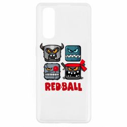 Чехол для Oppo Find X2 Red ball heroes - PrintSalon