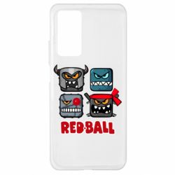 Чехол для Xiaomi Mi 10T/10T Pro Red ball heroes - PrintSalon