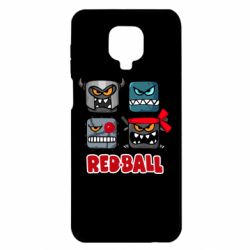 Чехол для Xiaomi Redmi Note 9S/9Pro/9Pro Max Red ball heroes - PrintSalon