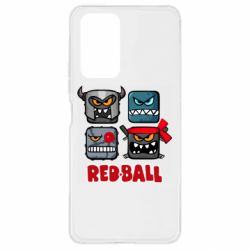 Чехол для Xiaomi Redmi Note 10 Pro Red ball heroes - PrintSalon