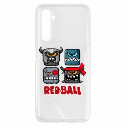 Чехол для Realme 6 Red ball heroes - PrintSalon