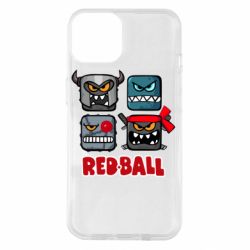 Чехол для iPhone 14 Red ball heroes - PrintSalon