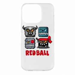Чехол для iPhone 14 Pro Red ball heroes - PrintSalon