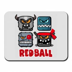 Коврик для мыши Red ball heroes - PrintSalon