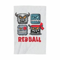 Полотенце с принтом Red ball heroes - PrintSalon