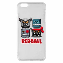 Чехол для iPhone 6 Plus/6S Plus Red ball heroes - PrintSalon