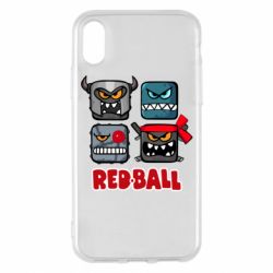 Чехол для iPhone X/Xs Red ball heroes - PrintSalon