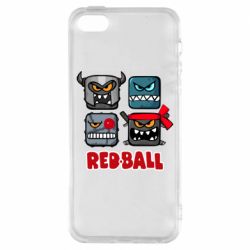 Чехол для iPhone5/5S/SE Red ball heroes - PrintSalon