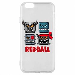 Чехол для iPhone 6/6S Red ball heroes - PrintSalon