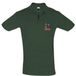 Мужское поло Red ball heroes - PrintSalon