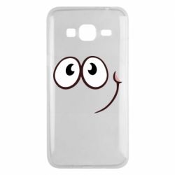 Чехол для Samsung J3 2016 Red ball smile - PrintSalon