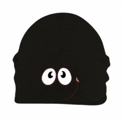 Шапка флисовая Red ball smile - PrintSalon