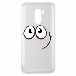 Чехол для Xiaomi Pocophone F1 Red ball smile - PrintSalon