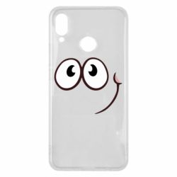 Чехол для Huawei P Smart Plus 2018 Red ball smile - PrintSalon