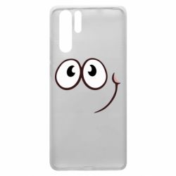 Чехол для Huawei P30 Pro Red ball smile - PrintSalon