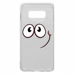 Чехол для Samsung S10e Red ball smile - PrintSalon