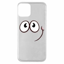Чехол для iPhone 11 Red ball smile - PrintSalon