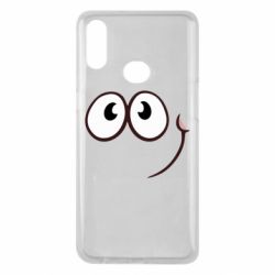 Чехол для Samsung A10s Red ball smile - PrintSalon